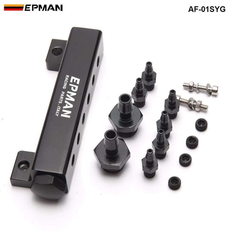 6 Ports 1/8 NPT Aluminium Turbo Wastegate Boost Vakuum Ansaugkrümmer Kit Für Nissan Passt: Mehr als eine AF-01SYG