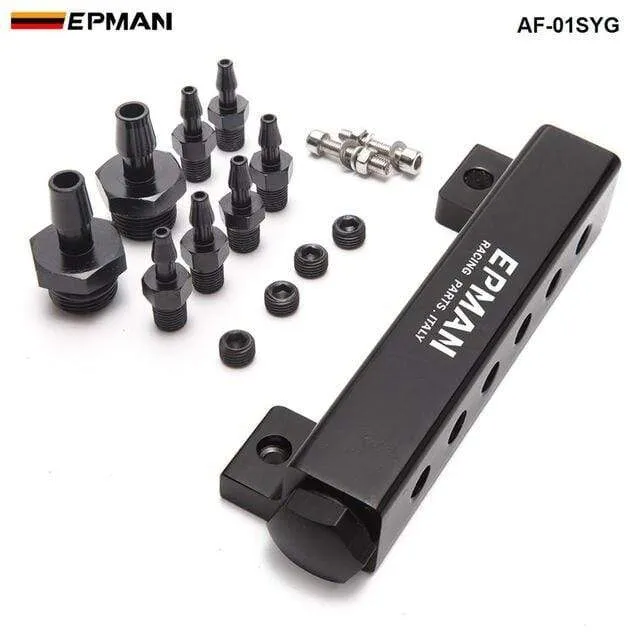 6 Ports 1/8 NPT Aluminium Turbo Wastegate Boost Vakuum Ansaugkrümmer Kit Für Nissan Passt: Mehr als eine AF-01SYG