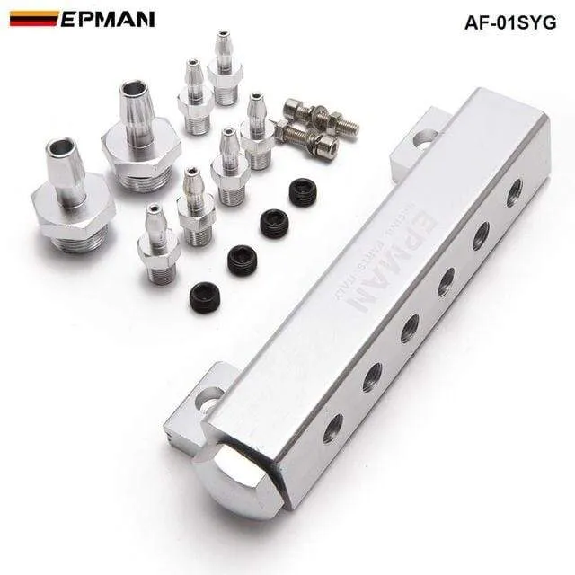 6 Ports 1/8 NPT Aluminium Turbo Wastegate Boost Vakuum Ansaugkrümmer Kit Für Nissan Passt: Mehr als eine AF-01SYG