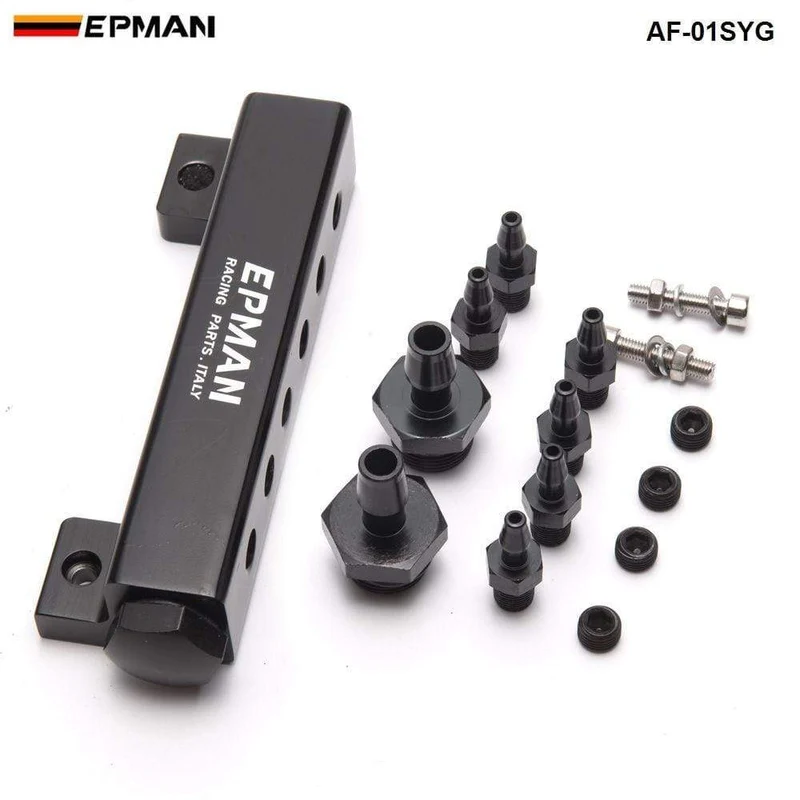 6 Ports 1/8 NPT Aluminium Turbo Wastegate Boost Vakuum Ansaugkrümmer Kit Für Nissan Passt: Mehr als eine AF-01SYG