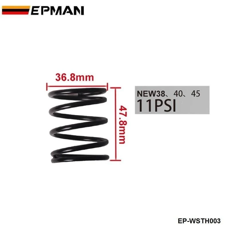 38 MM 40 MM 45 MM TURBO EXTERNES WASTEGATE WG FEDER BESCHICHTET ERSATZ 11 PSI / 0.78 BAR NUR FÜR TURBO SMART EP-WSTH003