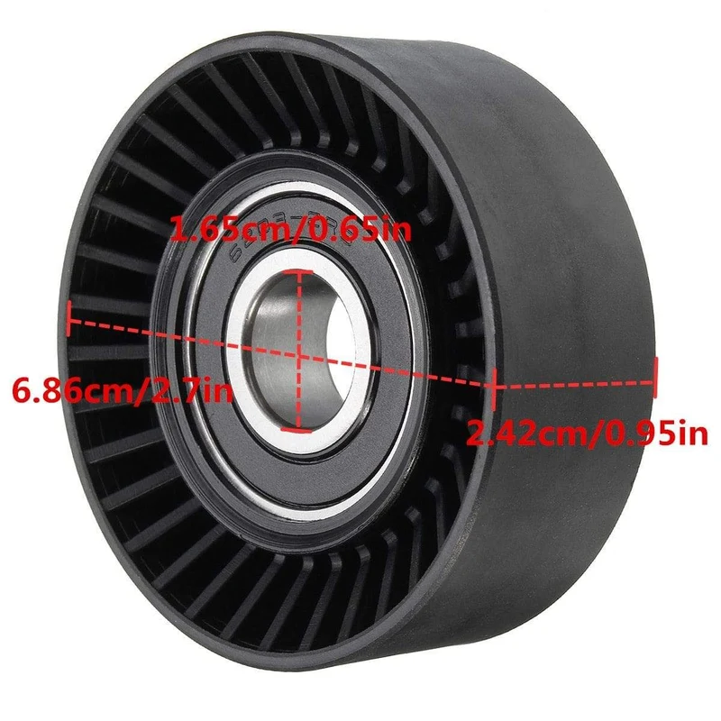 Keilriemenspannrolle V-Rippenspannrolle Für BMW E46 E39 E38 E36 E53 11281433571