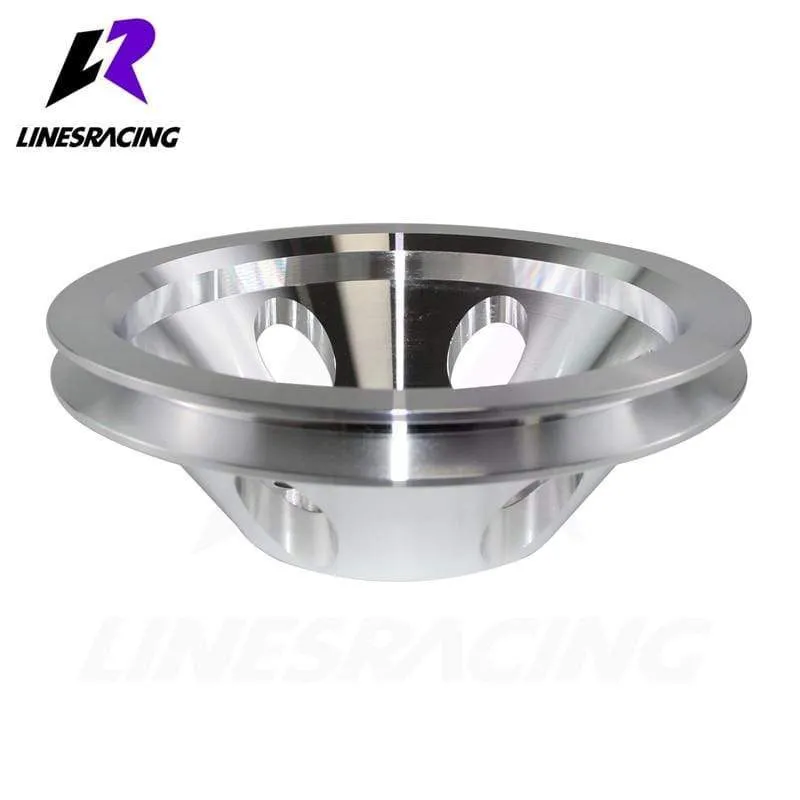 Passend für Small Block Chevy Aluminium-Wasserpumpenscheibe 1 Nut LWP Lange Wasserpumpe Passend für Small Block Chevy 327 305 350