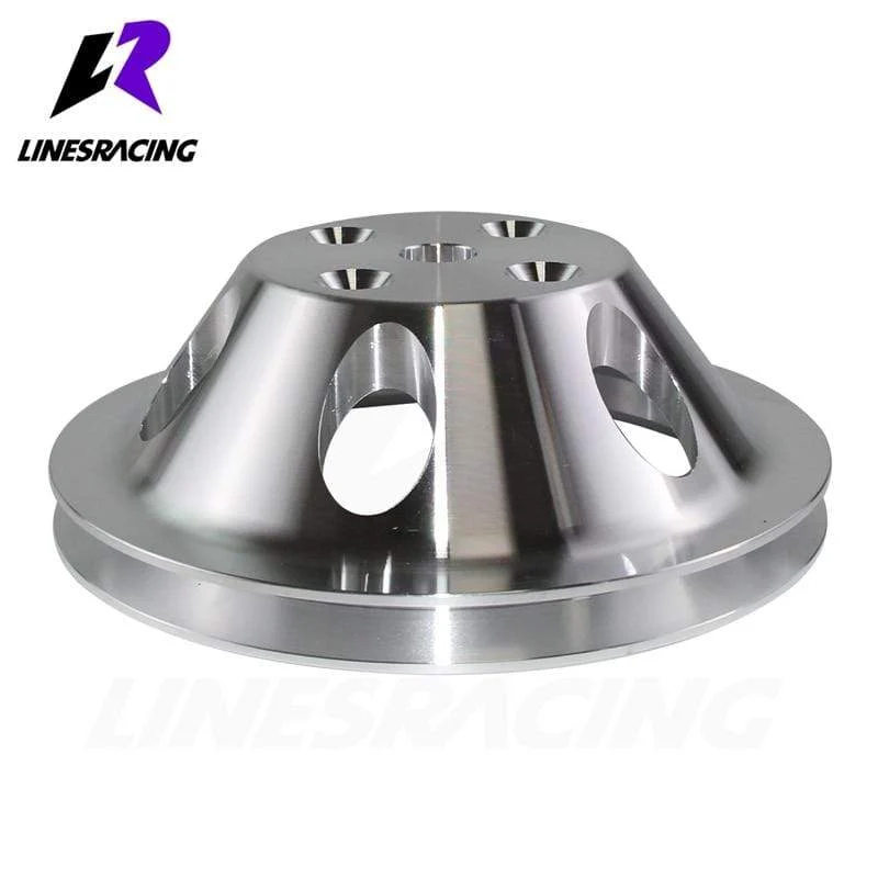 Passend für Small Block Chevy Aluminium-Wasserpumpenscheibe 1 Nut LWP Lange Wasserpumpe Passend für Small Block Chevy 327 305 350