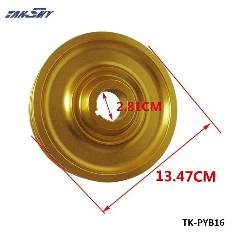 Kurbel-Underdrive-Motorriemenscheibe Gold für HONDA CIVIC 92-00 B16 Z0132 B16A B18C LEICHTES TK-PYB16