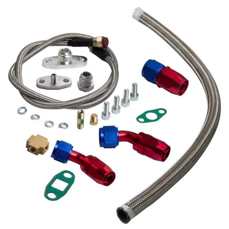 T04e Turbolader Ladeluftkühler Typ-S Blow Off Ventil Wastegate Ladeanzeige Kits Turbo Compressore Turbine Turbolader