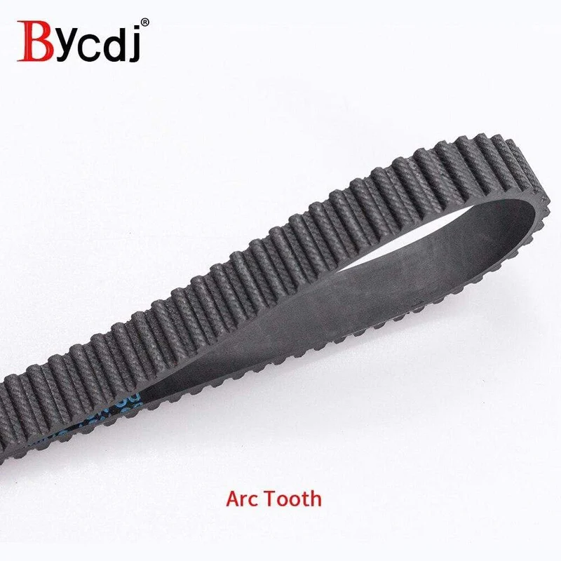 Arc HTD 5M Gummi-Zahnriemen C=255/260/265/270 Breite 10/15/20/25 mm HTD5M Synchronriemen 255-5M 260-5M 265-5M 270-5 geschlossener Kreislauf