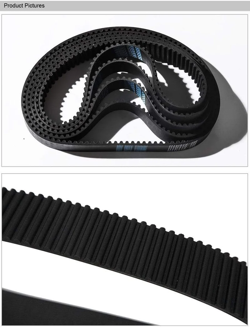 Arc HTD 5M Gummi-Zahnriemen C=255/260/265/270 Breite 10/15/20/25 mm HTD5M Synchronriemen 255-5M 260-5M 265-5M 270-5 geschlossener Kreislauf