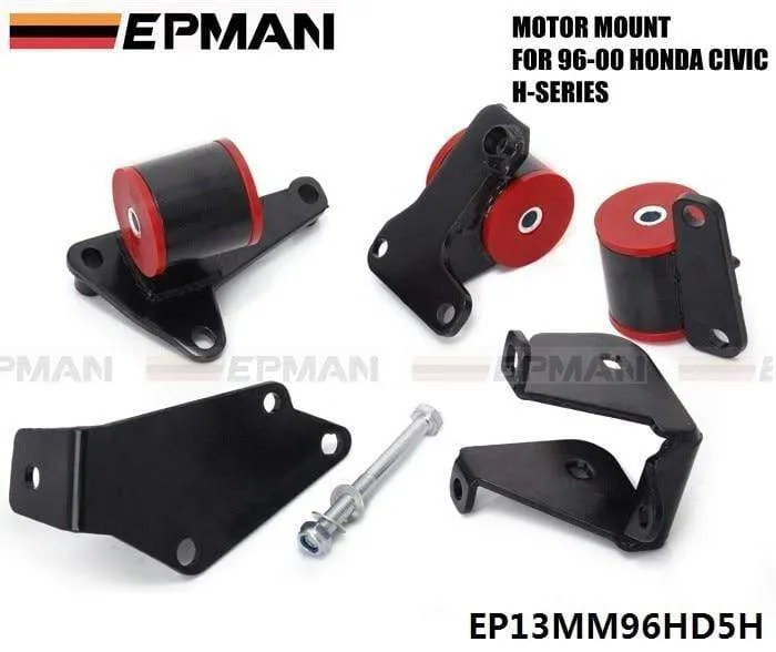 Für 1996-2000 EK HONDA CIVIC H22/H23 H-SERIE MOTOR SWAP UMWANDLUNG MOTOR HALTERUNGEN EPMAN EP13MM96HD5H