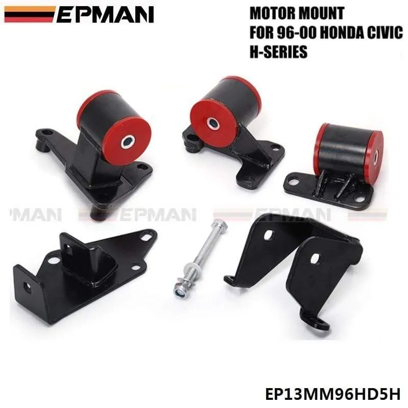 Für 1996-2000 EK HONDA CIVIC H22/H23 H-SERIE MOTOR SWAP UMWANDLUNG MOTOR HALTERUNGEN EPMAN EP13MM96HD5H