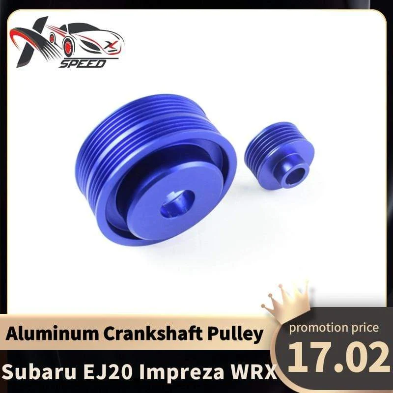 Kurbelwellen-Riemenscheibe für Subaru EJ20 Impreza WRX Liberty Aluminium Kurbelwellen-Riemenscheibe XX-CPSBEJ20BL