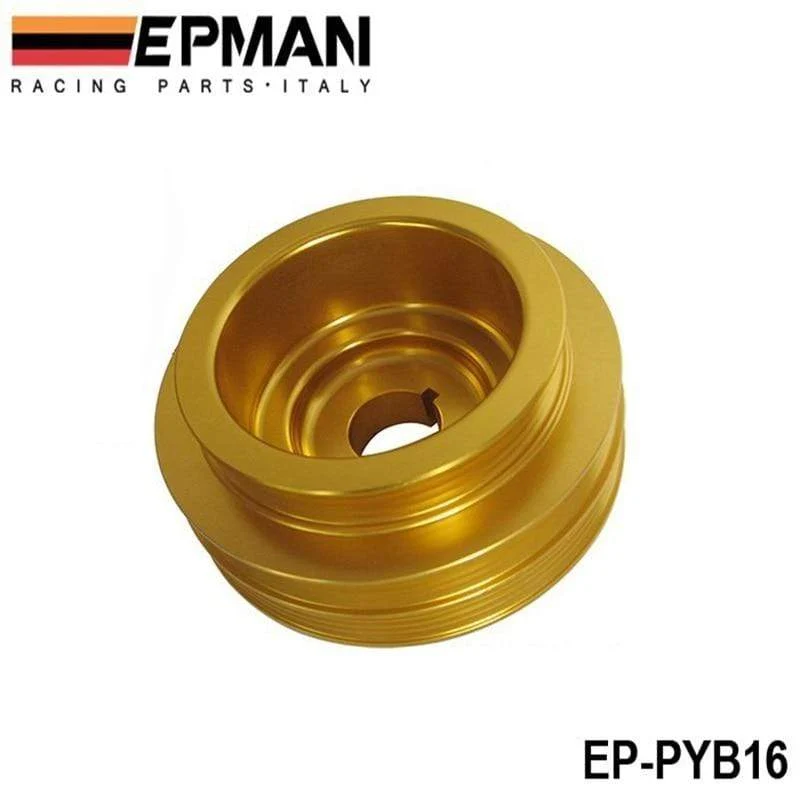 Leichte Kurbel-Underdrive-Motorriemenscheibe Gold für HONDA CIVIC 92-00 B16 Z0132 B16A B18C EP-PYB16