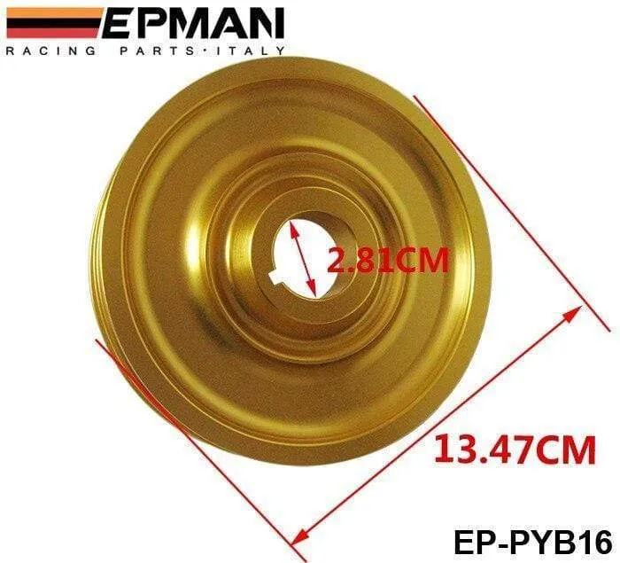 Leichte Kurbel-Underdrive-Motorriemenscheibe Gold für HONDA CIVIC 92-00 B16 Z0132 B16A B18C EP-PYB16