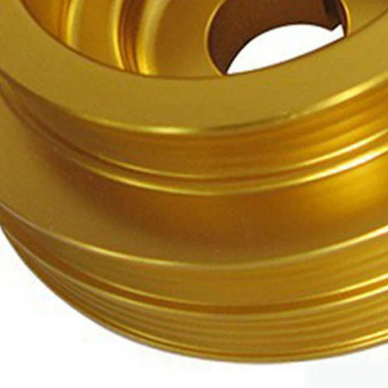 Leichte Kurbel-Underdrive-Motorriemenscheibe Gold für HONDA CIVIC 92-00 B16 Z0132 B16A B18C EP-PYB16