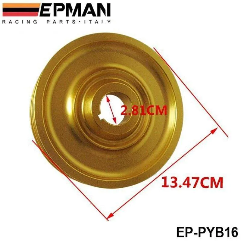 Leichte Kurbel-Underdrive-Motorriemenscheibe Gold für HONDA CIVIC 92-00 B16 Z0132 B16A B18C EP-PYB16
