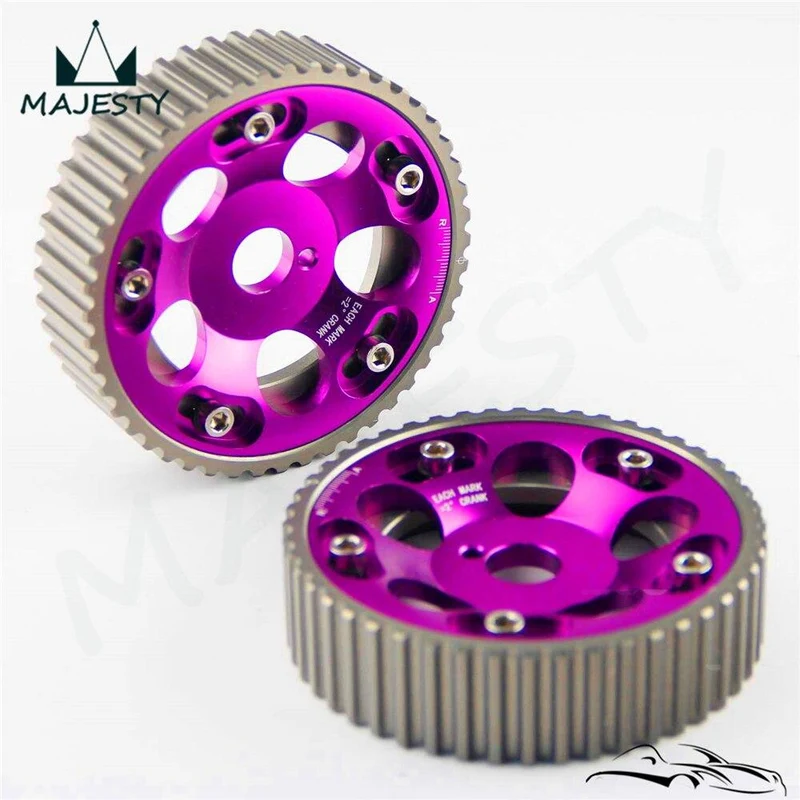 2 STÜCKE Einstellbare Cam Gears Pulley Timing Getriebe für T * OYOTA Supra 1JZ 2JZ