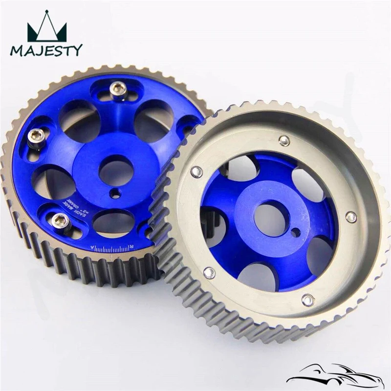 2 STÜCKE Einstellbare Cam Gears Pulley Timing Getriebe für T * OYOTA Supra 1JZ 2JZ