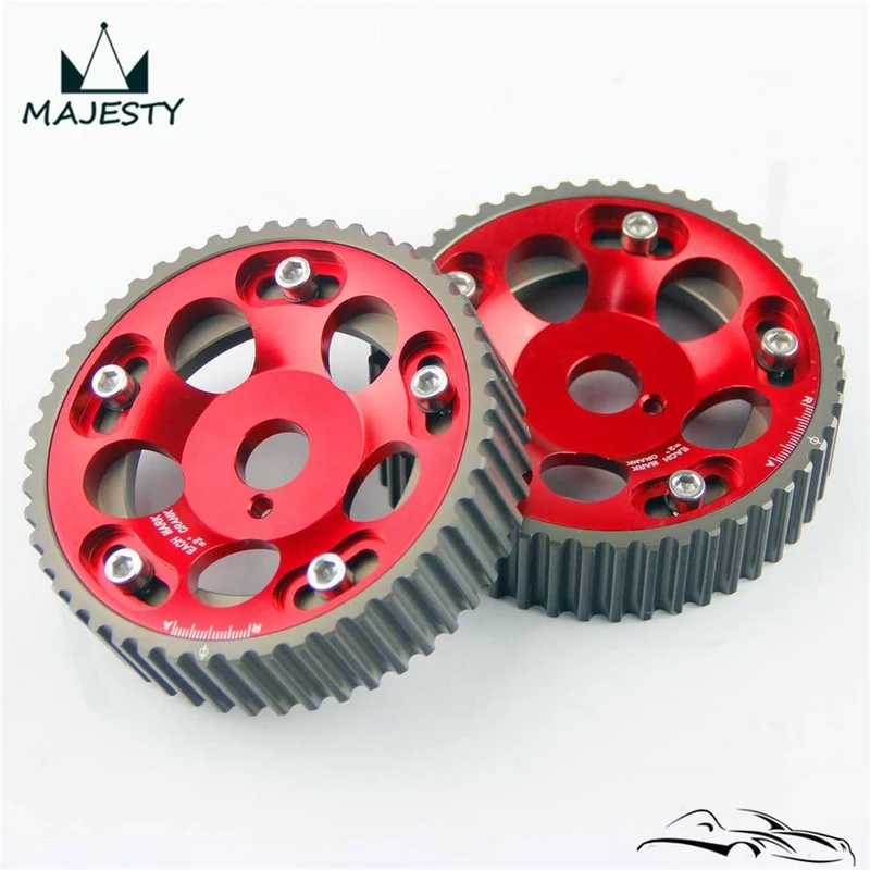 2 STÜCKE Einstellbare Cam Gears Pulley Timing Getriebe für T * OYOTA Supra 1JZ 2JZ
