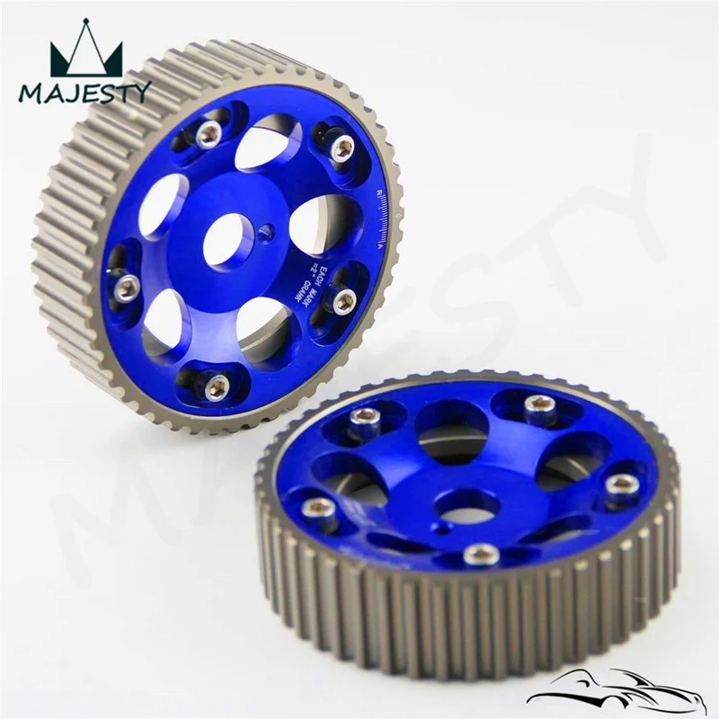 2 STÜCKE Einstellbare Cam Gears Pulley Timing Getriebe für T * OYOTA Supra 1JZ 2JZ