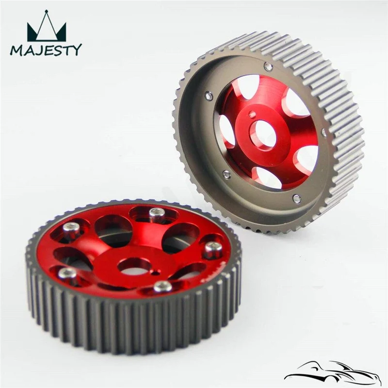 2 STÜCKE Einstellbare Cam Gears Pulley Timing Getriebe für T * OYOTA Supra 1JZ 2JZ