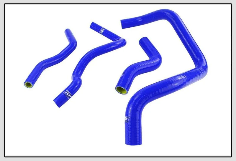 Blau & Gelb 9 Stücke Silikon Kühler Kühlmittel Schlauch Kit Für Honda CIVIC SOHC D15 D16 EG EK 92-00 Mit PQY logo