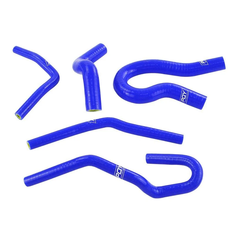 Blau & Gelb 9 Stücke Silikon Kühler Kühlmittel Schlauch Kit Für Honda CIVIC SOHC D15 D16 EG EK 92-00 Mit PQY logo