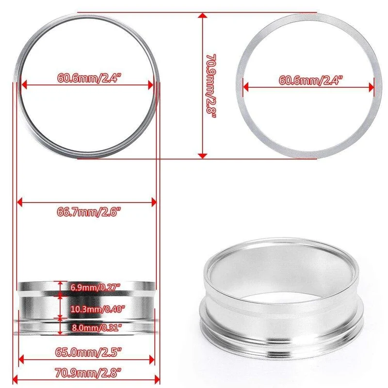 1 Stück 2.0" 2.5" 3.0" 3.5" 4.0" Klemmsystem Montage Auspuff V-Band Klemme Schnellspanner für OD Auspuff/Ladeluftkühler Rohr/Turbo