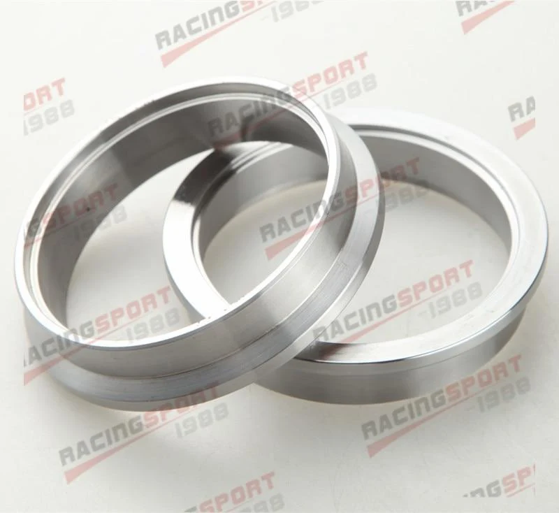 1.5" 1.75" 2" 2.25" 2.5" 2.75" 3" 3.5" 4"Turbo-Auspuff-V-Band-Klemme und Baustahl-Flanschsatz mit Außen- und Innengewinde