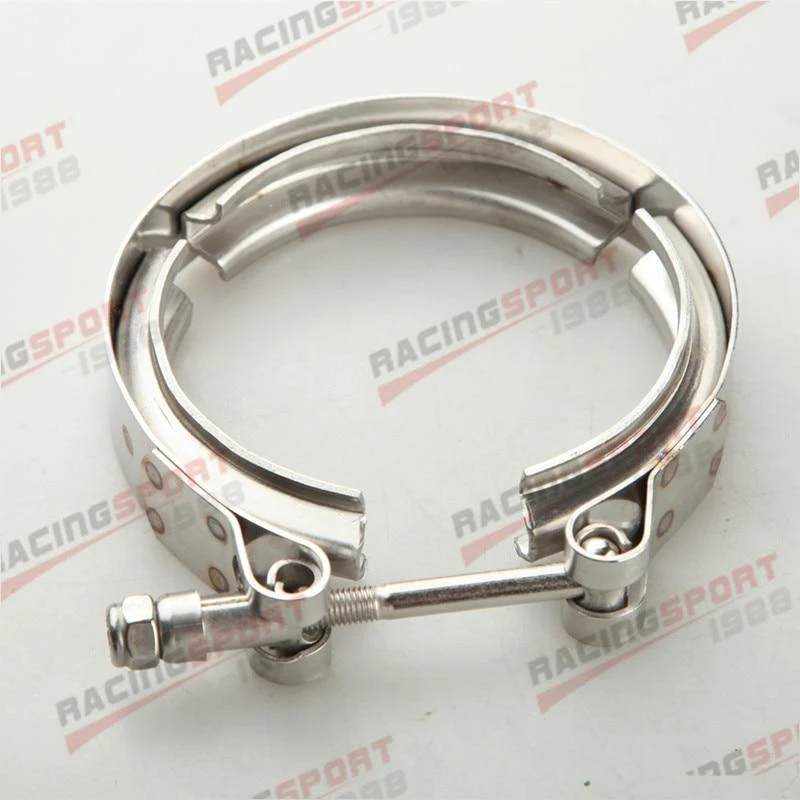 1.5" 1.75" 2" 2.25" 2.5" 2.75" 3" 3.5" 4"Turbo-Auspuff-V-Band-Klemme und Baustahl-Flanschsatz mit Außen- und Innengewinde