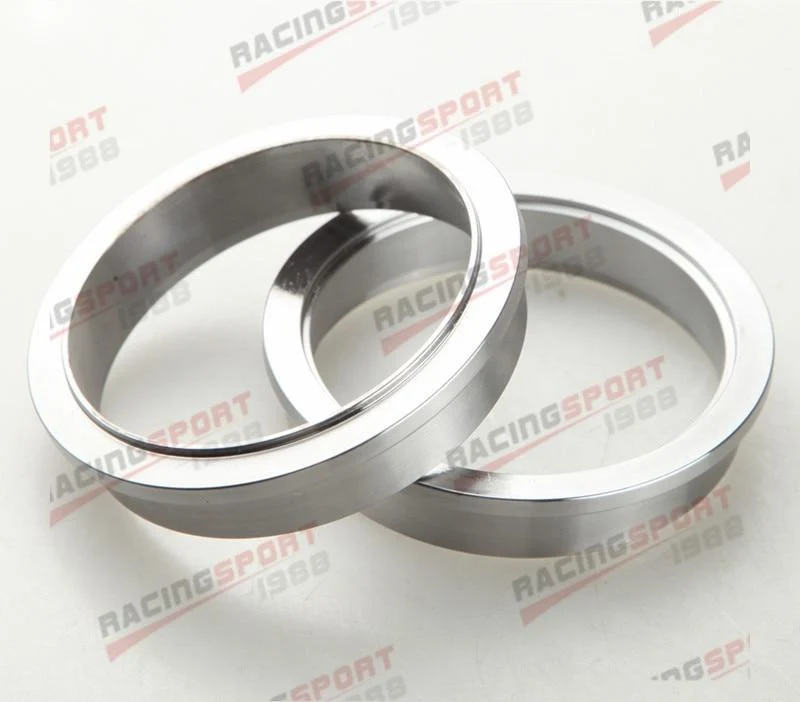 1.5" 1.75" 2" 2.25" 2.5" 2.75" 3" 3.5" 4"Turbo-Auspuff-V-Band-Klemme und Baustahl-Flanschsatz mit Außen- und Innengewinde