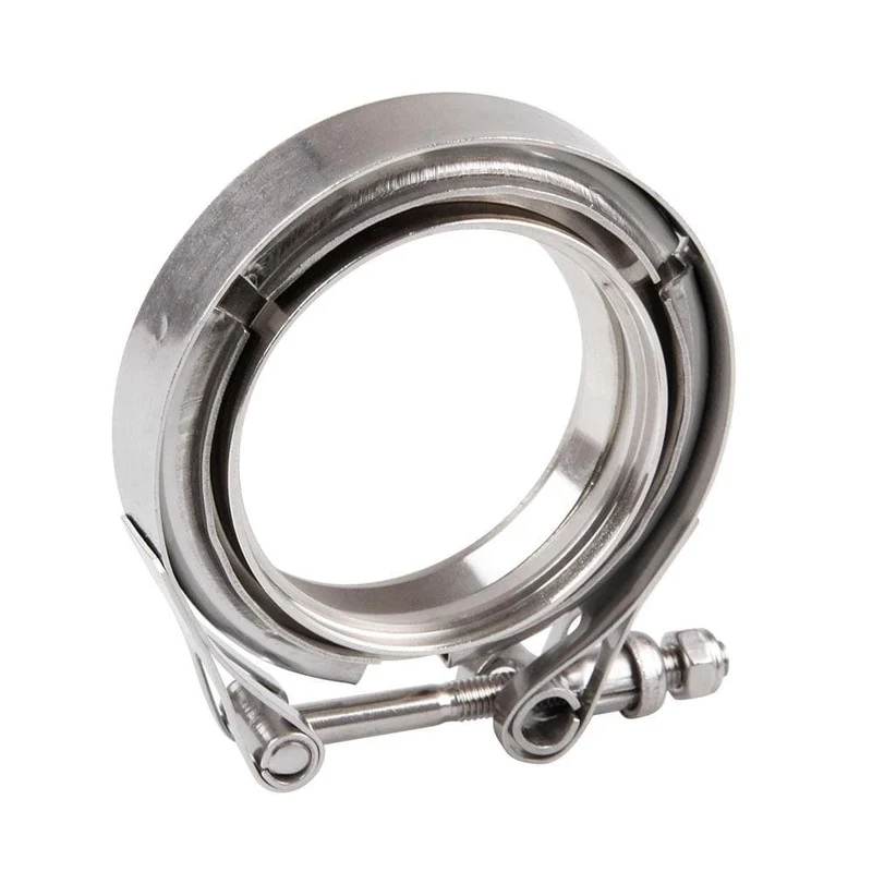 2/2.5/3/3.5/4 Zoll männlich/weiblich V-Band Klemmflansch Kit Turbo Downpipe Wastegate V-Band Turbo Auspuffrohre Autozubehör