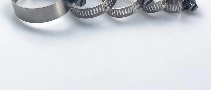 5 Stück 6 mm-25 mm Mini-Kraftstoffleitungsrohr-Schlauchschellen aus Edelstahl, optionale Größe für Luftschlauch, Wasserleitung, Kraftstoffschlauch, Silikon