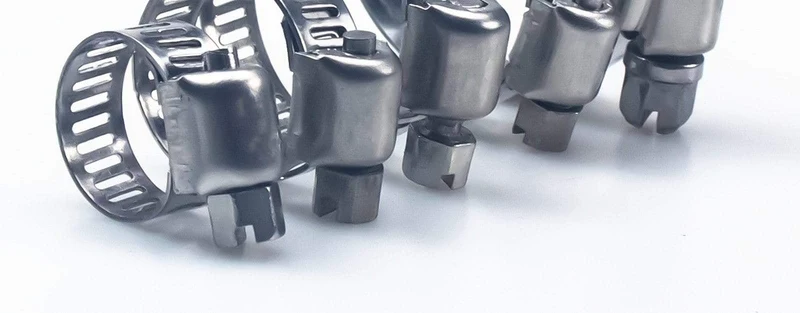 5 Stück 6 mm-25 mm Mini-Kraftstoffleitungsrohr-Schlauchschellen aus Edelstahl, optionale Größe für Luftschlauch, Wasserleitung, Kraftstoffschlauch, Silikon