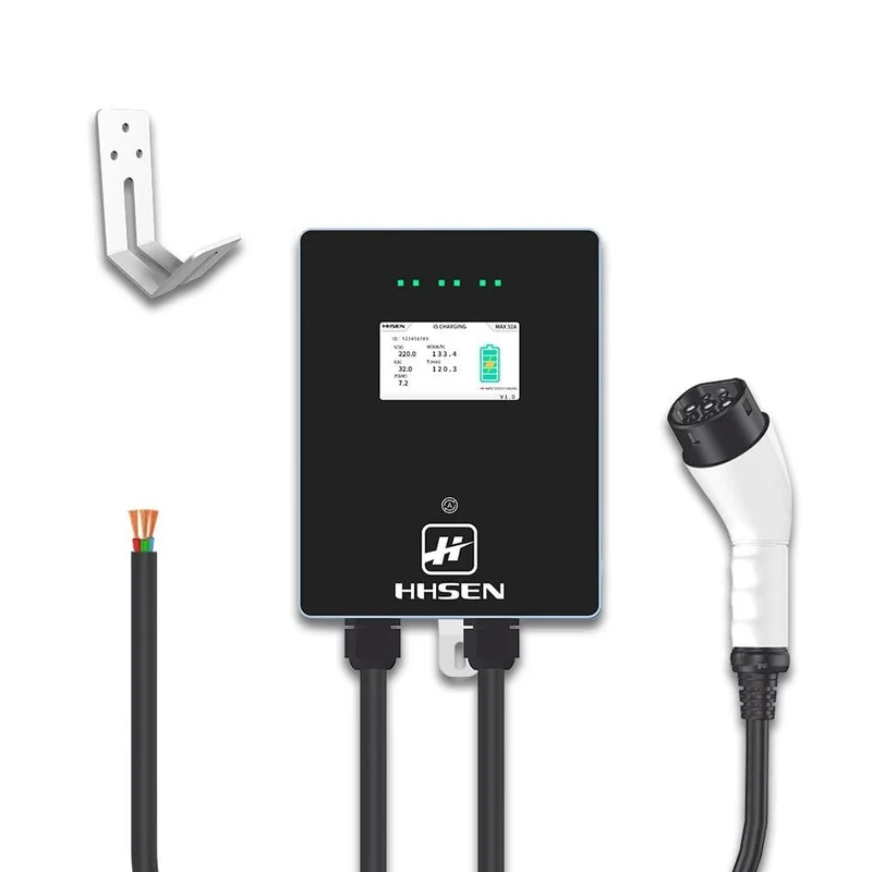 EV-Ladegerät Wallbox-Station 16 Ampere Elektrofahrzeug-Ladegerät EVSE 3.84 kW Kompatibel für alle Elektro-EV-Autos j1772 Typ2 240 240 V