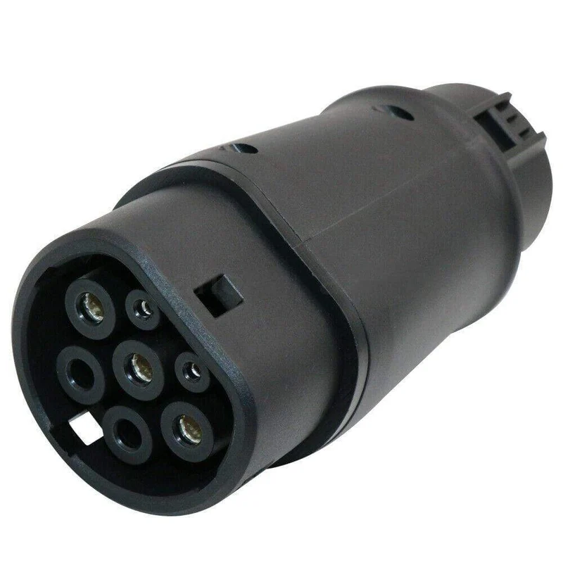 Elektrofahrzeug-Ladeadapter 16A 32A Sae j1772-Anschluss EVSE-Autoladegerät Typ 1 auf Typ 2 EV-Adapter