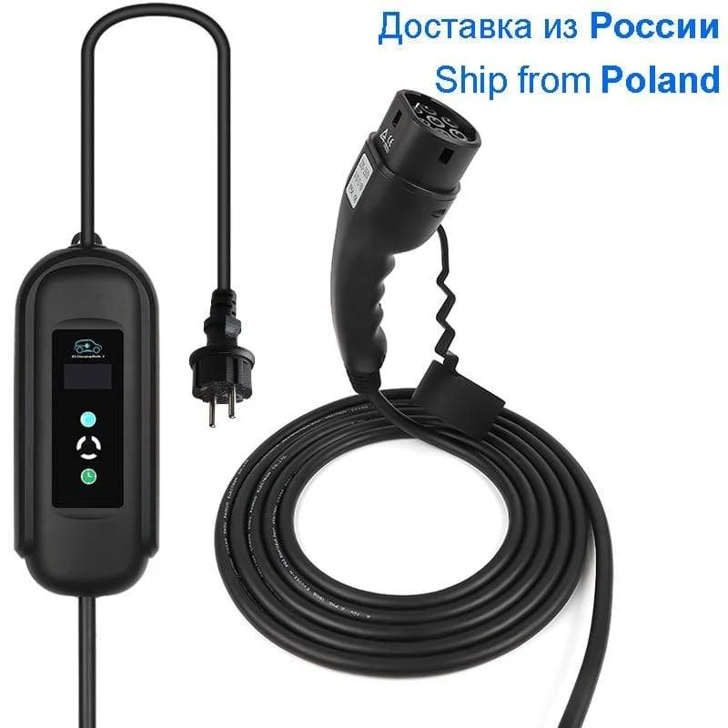 Ladetimer EV-Ladekabel Typ 1 J1772 Typ 2 IEC62196 Timerfunktion Mobile EVSE Elektrofahrzeug Autowarenfabrik