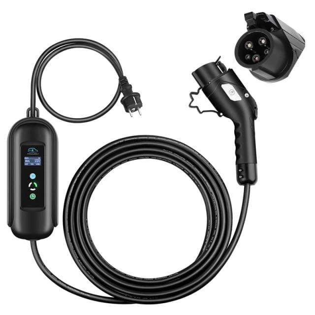Ladetimer EV-Ladekabel Typ 1 J1772 Typ 2 IEC62196 Timerfunktion Mobile EVSE Elektrofahrzeug Autowarenfabrik