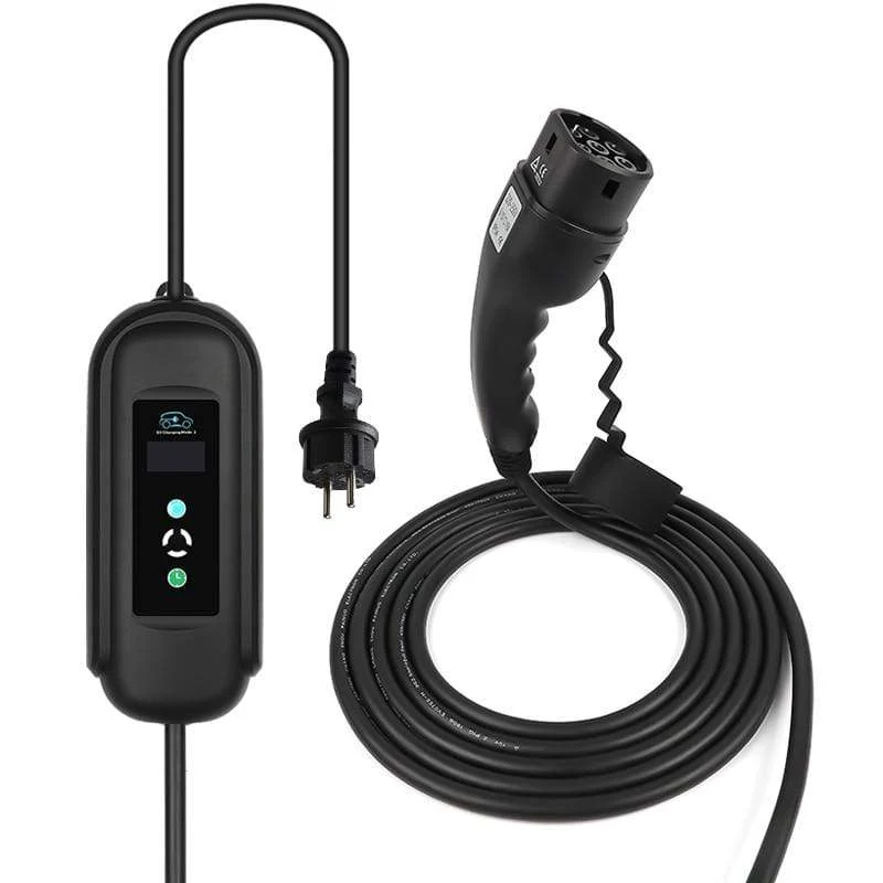 Ladetimer EV-Ladekabel Typ 1 J1772 Typ 2 IEC62196 Timerfunktion Mobile EVSE Elektrofahrzeug Autowarenfabrik