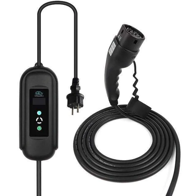 Ladetimer EV-Ladekabel Typ 1 J1772 Typ 2 IEC62196 Timerfunktion Mobile EVSE Elektrofahrzeug Autowarenfabrik