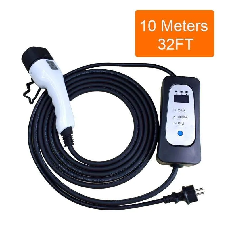 EV-Ladegerät Typ 2 10M 32FT iec62196 EVSE EV-Ladekabel 16A EU-Stecker für Elektrofahrzeuge