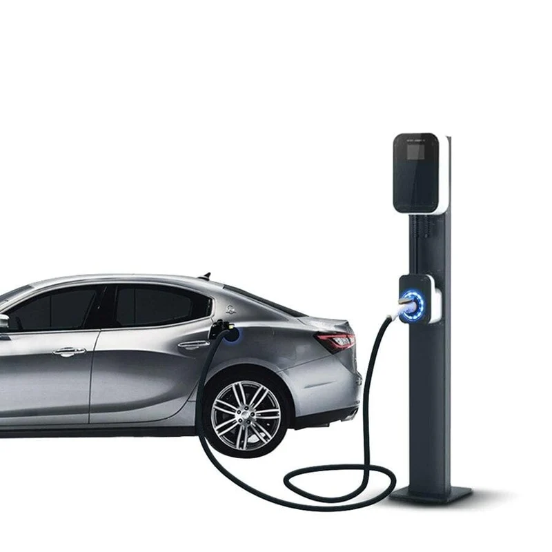 16A 3Phasen EV Ladegerät Ladestation für Elektrofahrzeuge EVSE Wallbox Typ 2 Steckdose IEC 62196-2 für Audi Mercedes-Benz, Hyundai
