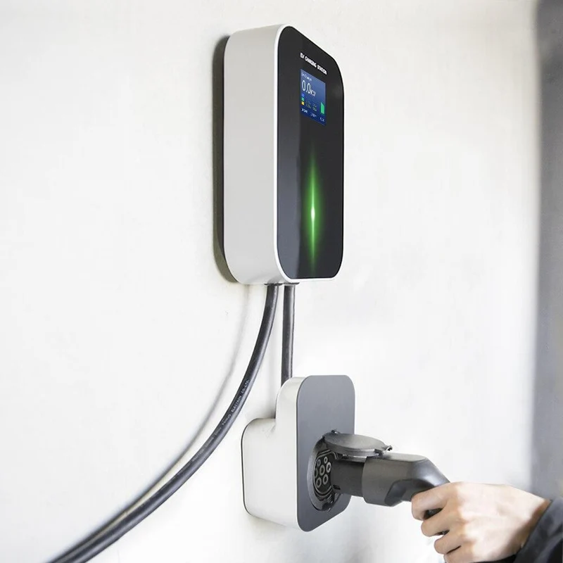 16A 3Phasen EV Ladegerät Ladestation für Elektrofahrzeuge EVSE Wallbox Typ 2 Steckdose IEC 62196-2 für Audi Mercedes-Benz, Hyundai