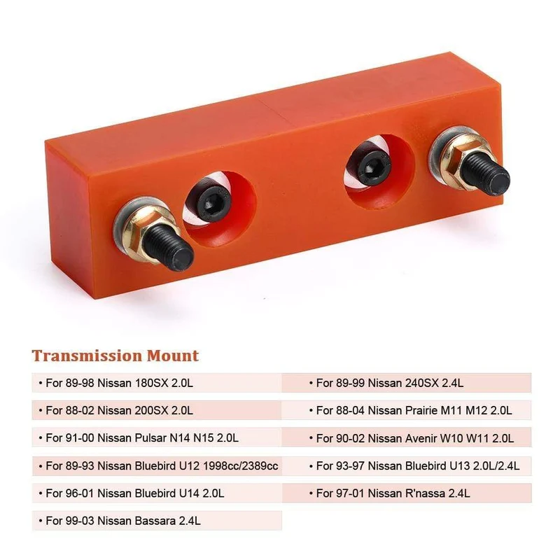 WLR – Polyurethan-Motorgetriebehalterung für 88–03 Nissan Silvia S13 S14 S15 180SX 200SX 240SX KA24 SR20 WLR-TMN11