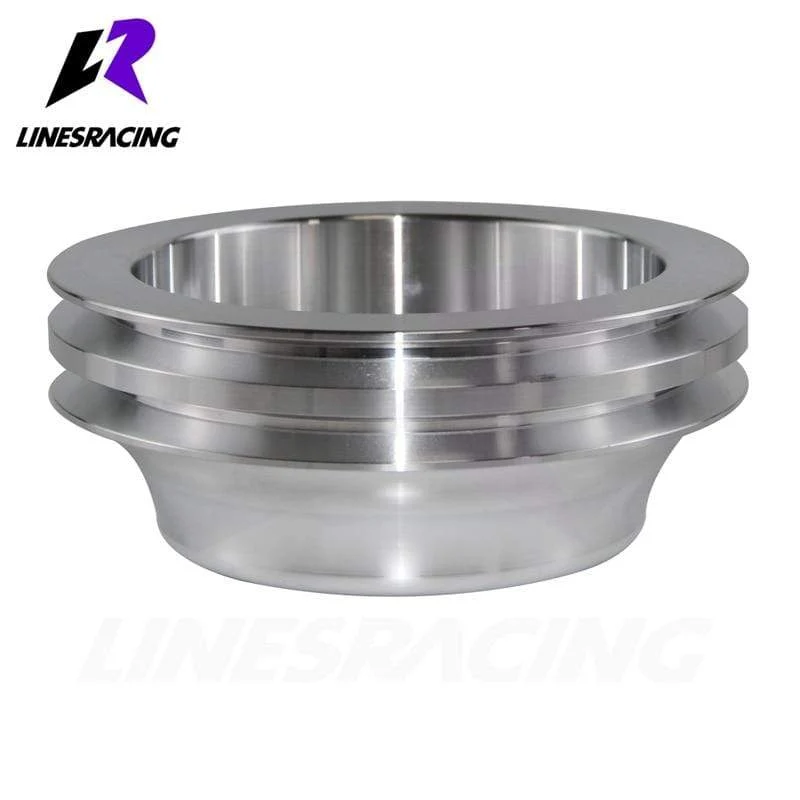 Aluminium Kurbelwellenriemenscheibe Fit für Small Block Chevy 2 Groove LWP Lange Wasserpumpe für 350 Kurbel