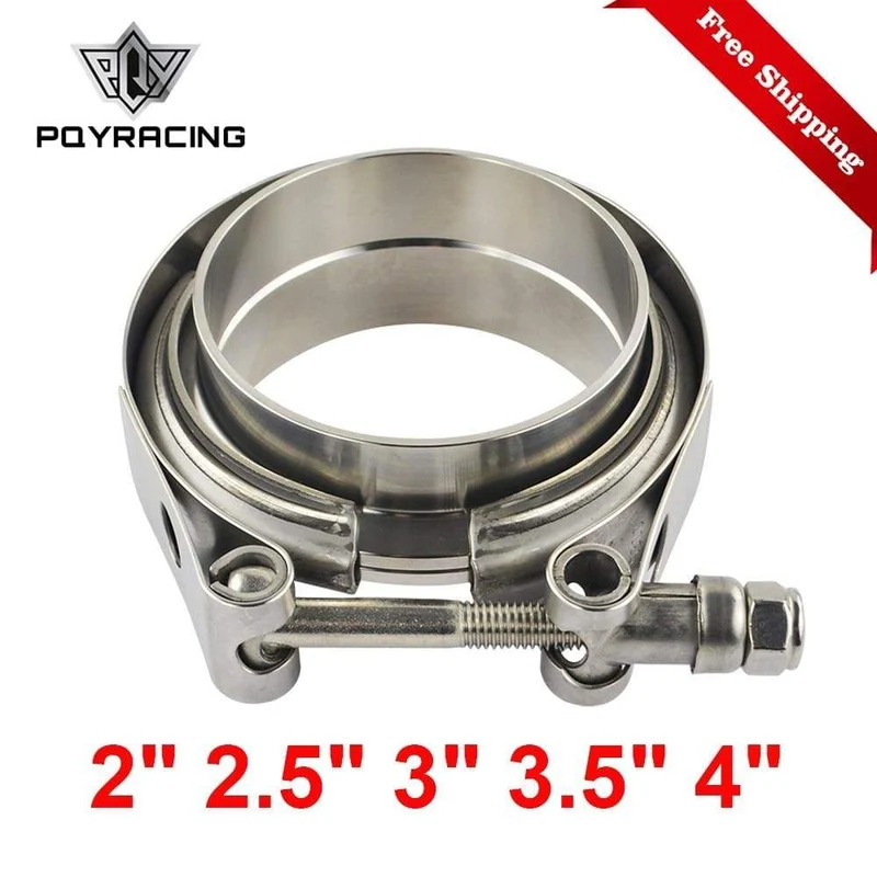 2" 2.5" 3" 3.5" 4" Auto Motorrad Stahl Edelstahl Flansch V-Band Auspuffschelle V-Band 1.5 2 2.5 3 3.5 4 Zoll Vband Schellen