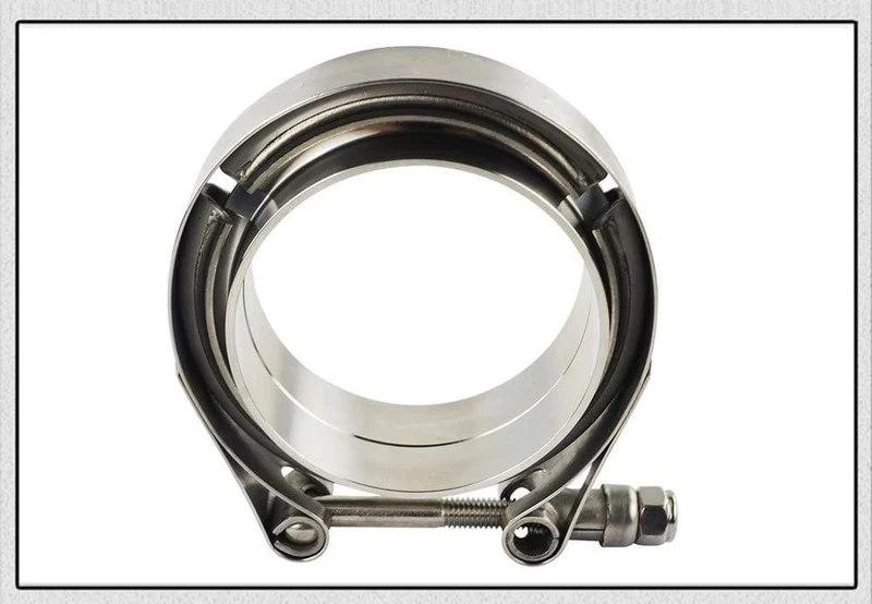 2" 2.5" 3" 3.5" 4" Auto Motorrad Stahl Edelstahl Flansch V-Band Auspuffschelle V-Band 1.5 2 2.5 3 3.5 4 Zoll Vband Schellen