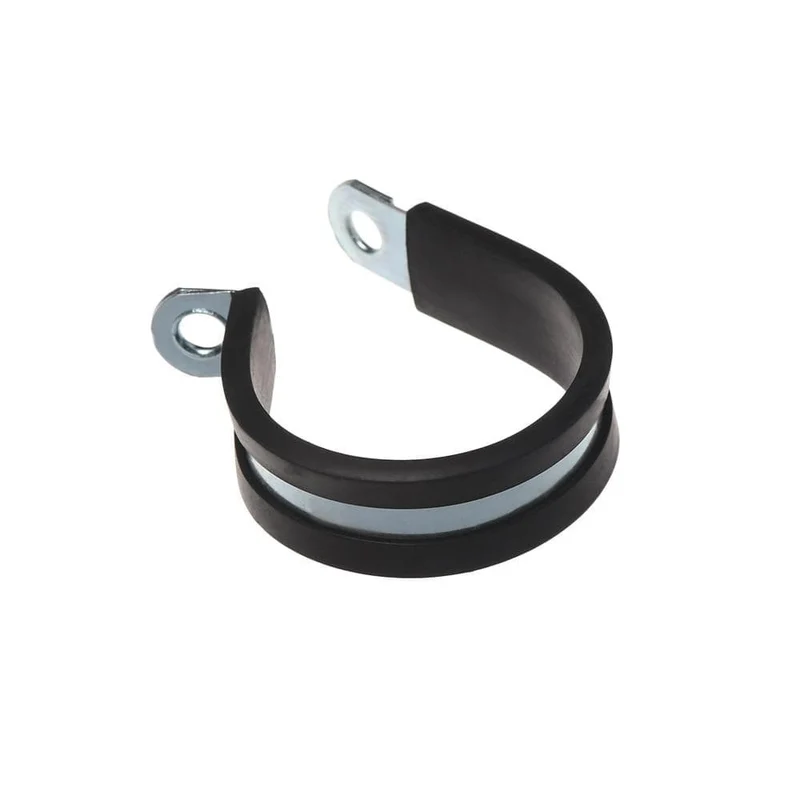 10 Stück Kabelschlauchklemme Gummierte P-Clips Rohrkabel Montage Fix Befestigungselemente Hardware Elektrische Armaturen Kabelorganisation