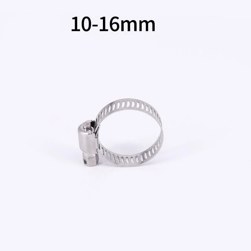 10 teile/los Hohe Qualität Schraube Schneckengetriebe Schlauch Klemme 304 Edelstahl Schlauch Hoop Rohr Klemme Clip