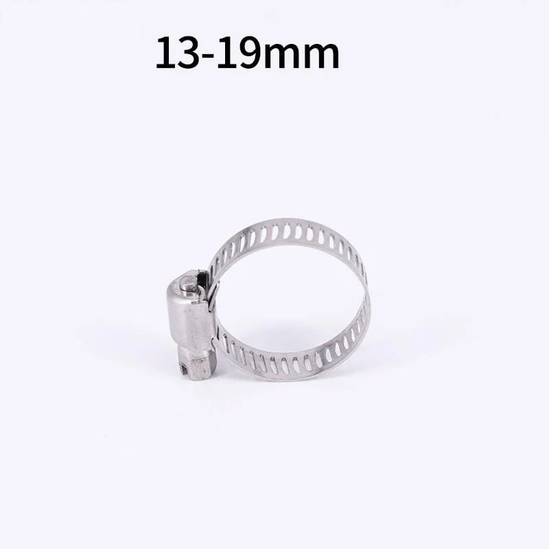 10 teile/los Hohe Qualität Schraube Schneckengetriebe Schlauch Klemme 304 Edelstahl Schlauch Hoop Rohr Klemme Clip