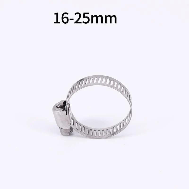 10 teile/los Hohe Qualität Schraube Schneckengetriebe Schlauch Klemme 304 Edelstahl Schlauch Hoop Rohr Klemme Clip